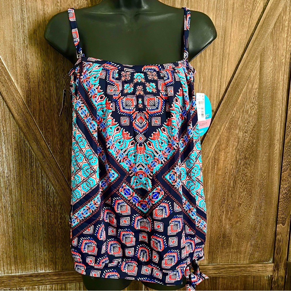 Swim Solutions Tankini Swim Top. New